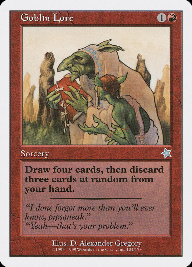 Goblin Lore [Starter 1999] - Magic: The Gathering - Card Brawlers | Quebec | Canada |