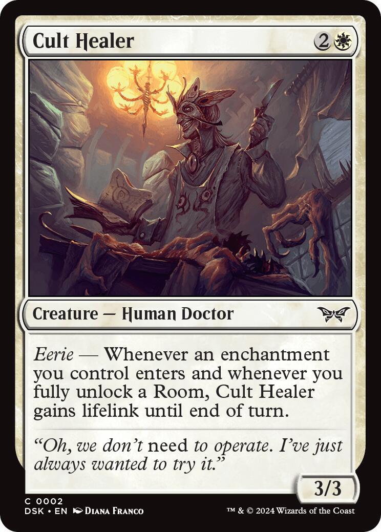 Cult Healer [Duskmourn: House of Horror] - Magic: The Gathering - Card Brawlers | Quebec | Canada |