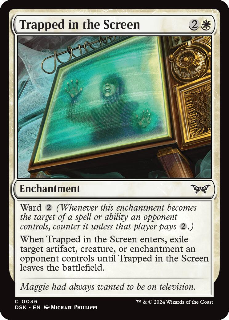 Trapped in the Screen [Duskmourn: House of Horror] - Magic: The Gathering - Card Brawlers | Quebec | Canada |