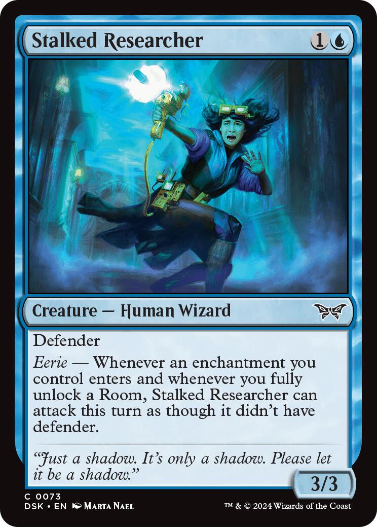 Stalked Researcher [Duskmourn: House of Horror] - Magic: The Gathering - Card Brawlers | Quebec | Canada |