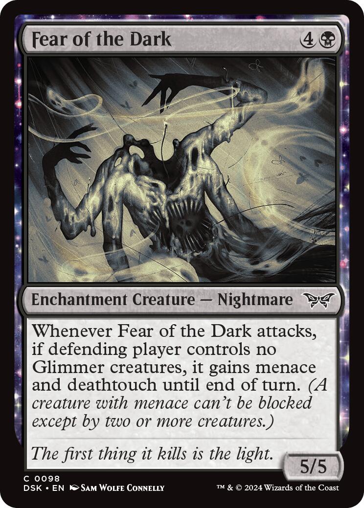 Fear of the Dark [Duskmourn: House of Horror] - Magic: The Gathering - Card Brawlers | Quebec | Canada |