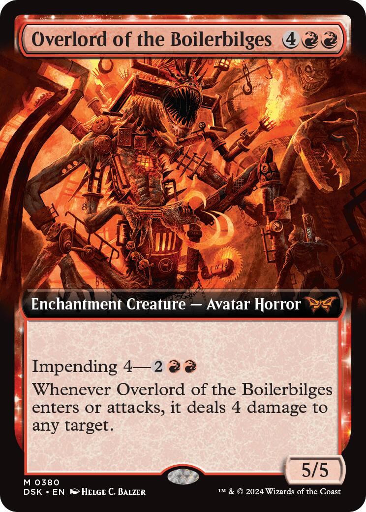Overlord of the Boilerbilges (Extended Art) [Duskmourn: House of Horror] - Magic: The Gathering - Card Brawlers | Quebec | Canada |