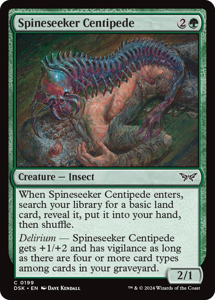 Spineseeker Centipede [Duskmourn: House of Horror] - Magic: The Gathering - Card Brawlers | Quebec | Canada |