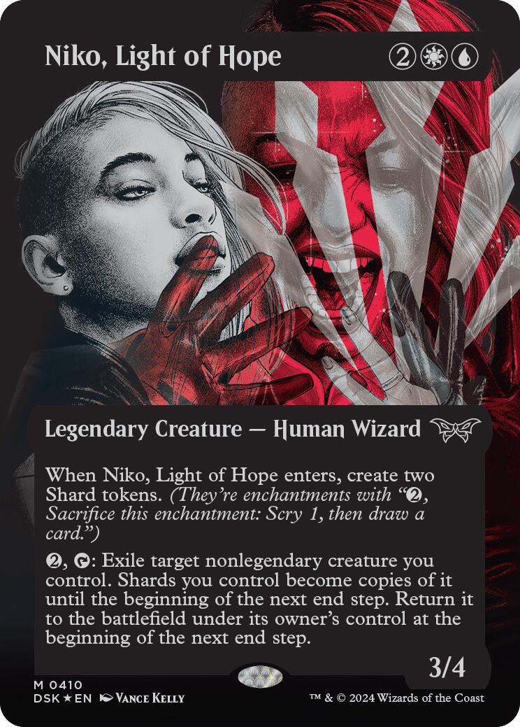 Niko, Light of Hope (Showcase) (Textured) [Duskmourn: House of Horror] - Magic: The Gathering - Card Brawlers | Quebec | Canada |