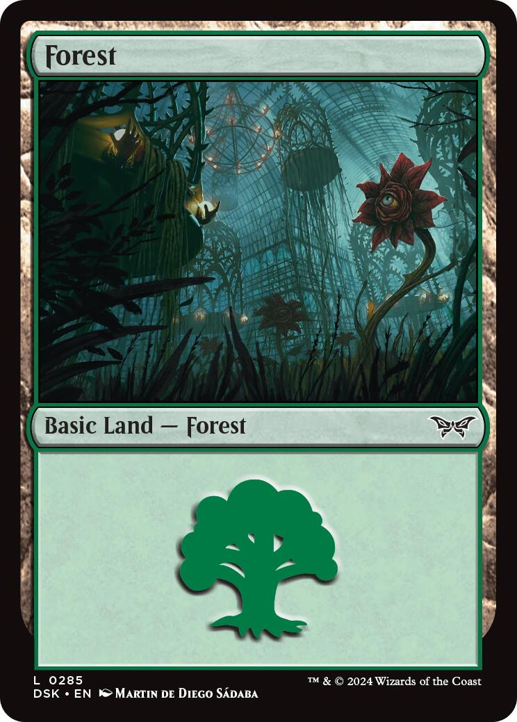 Forest (0285) [Duskmourn: House of Horror] - Magic: The Gathering - Card Brawlers | Quebec | Canada |