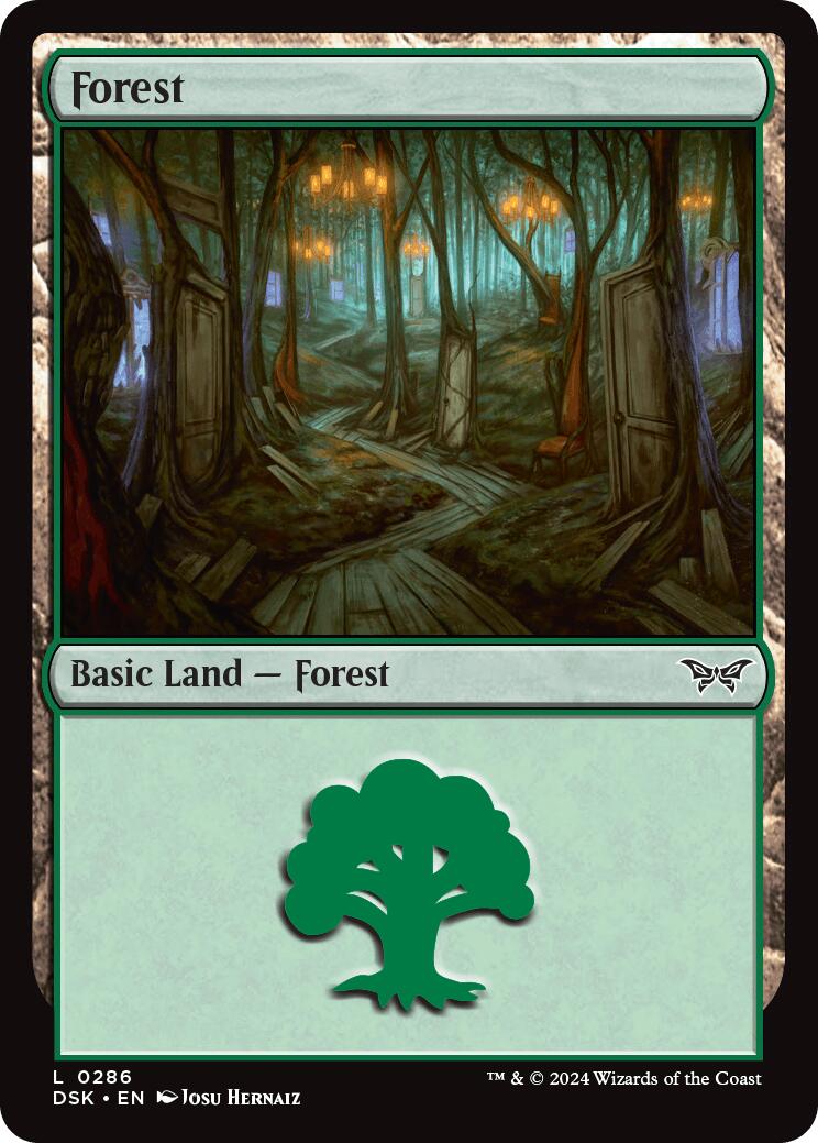 Forest (0286) [Duskmourn: House of Horror] - Magic: The Gathering - Card Brawlers | Quebec | Canada |