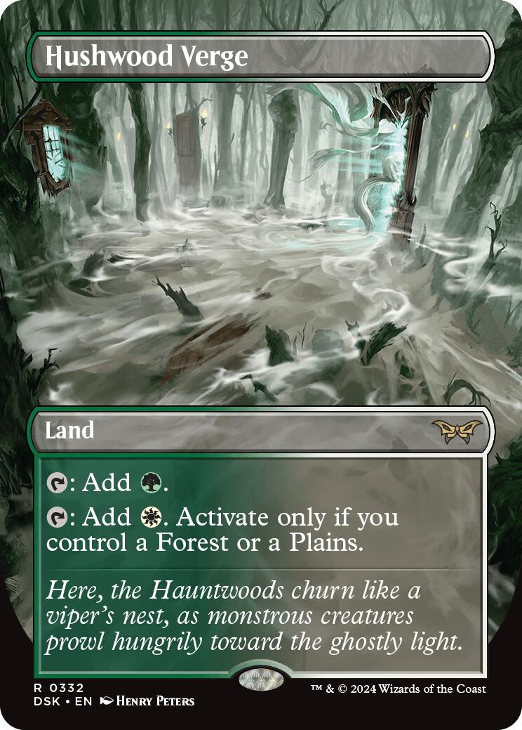 Hushwood Verge (Borderless) [Duskmourn: House of Horror] - Magic: The Gathering - Card Brawlers | Quebec | Canada |