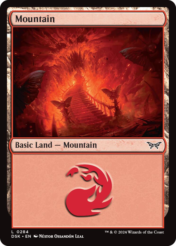 Mountain (0284) [Duskmourn: House of Horror] - Magic: The Gathering - Card Brawlers | Quebec | Canada |
