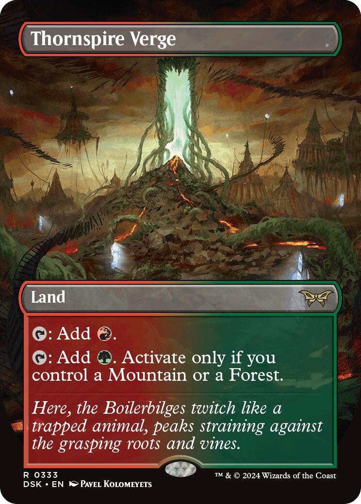 Thornspire Verge (Borderless) [Duskmourn: House of Horror] - Magic: The Gathering - Card Brawlers | Quebec | Canada |