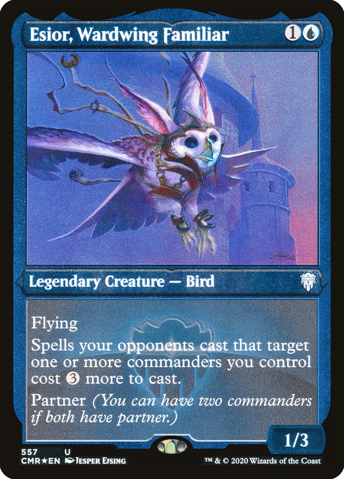 Esior, Wardwing Familiar (Etched) [Commander Legends] - Magic: The Gathering - Card Brawlers | Quebec | Canada |