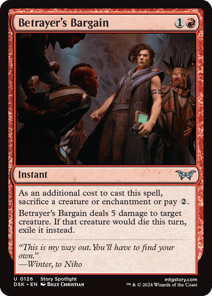 Betrayer's Bargain [Duskmourn: House of Horror] - Magic: The Gathering - Card Brawlers | Quebec | Canada |