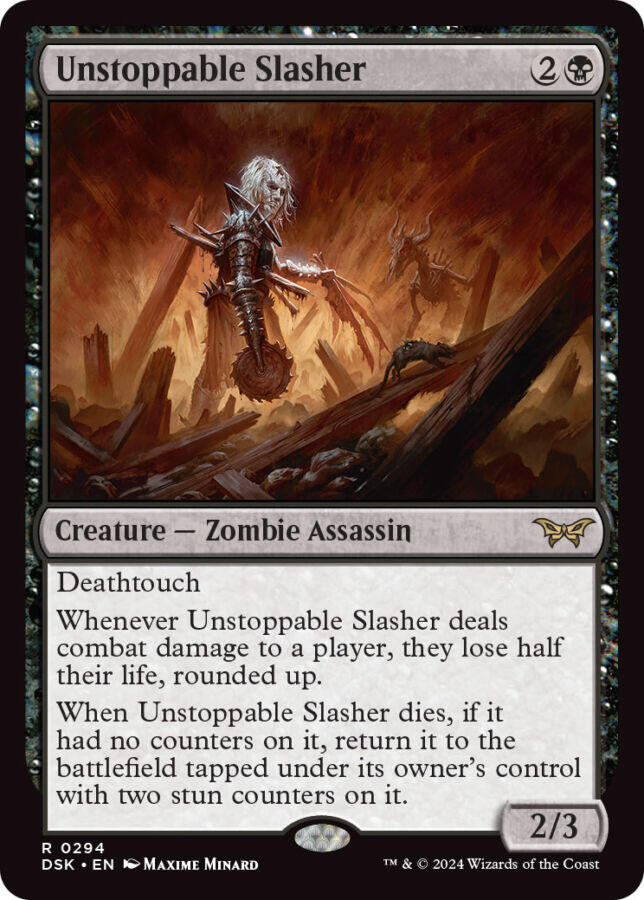 Unstoppable Slasher (0294) [Duskmourn: House of Horror] - Magic: The Gathering - Card Brawlers | Quebec | Canada |