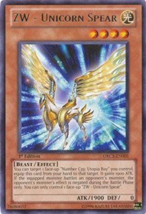 ZW - Unicorn Spear [ORCS-EN005] Rare - Yu-Gi-Oh! - Card Brawlers | Quebec | Canada |