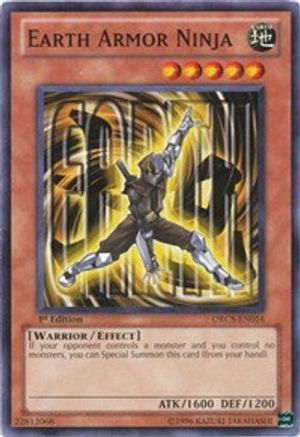 Earth Armor Ninja [ORCS-EN016] Common - Yu-Gi-Oh! - Card Brawlers | Quebec | Canada |