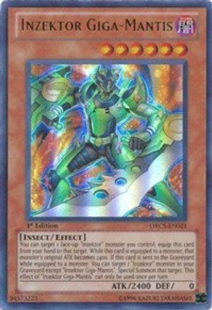 Inzektor Giga-Mantis [ORCS-EN021] Ultra Rare - Yu-Gi-Oh! - Card Brawlers | Quebec | Canada |