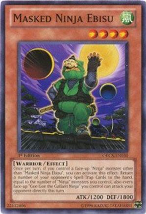 Masked Ninja Ebisu [ORCS-EN030] Common - Yu-Gi-Oh! - Card Brawlers | Quebec | Canada |