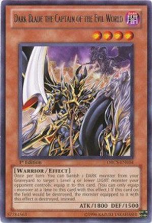Dark Blade the Captain of the Evil World [ORCS-EN034] Rare - Yu-Gi-Oh! - Card Brawlers | Quebec | Canada |