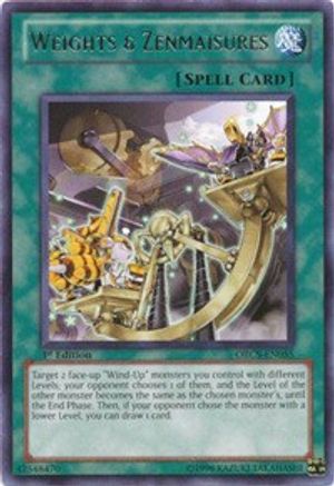 Weights & Zenmaisures [ORCS-EN055] Rare - Yu-Gi-Oh! - Card Brawlers | Quebec | Canada |