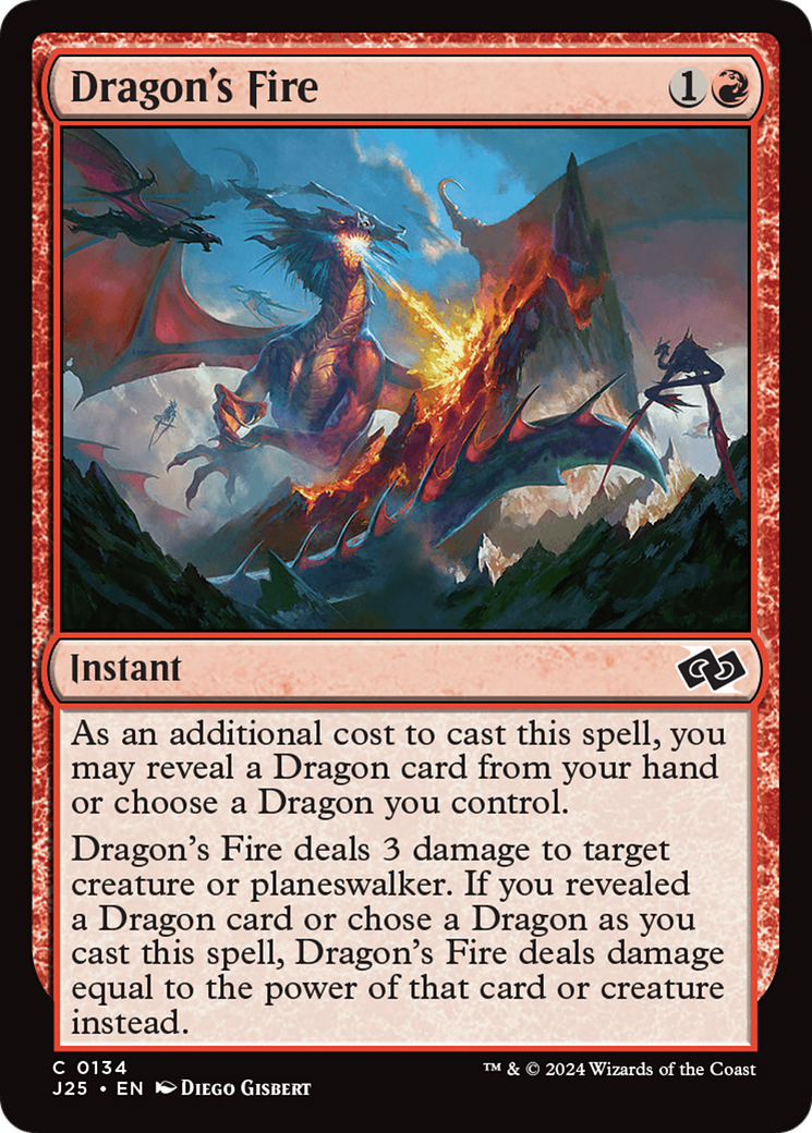 Dragon's Fire [Foundations Jumpstart] - Magic: The Gathering - Card Brawlers | Quebec | Canada |