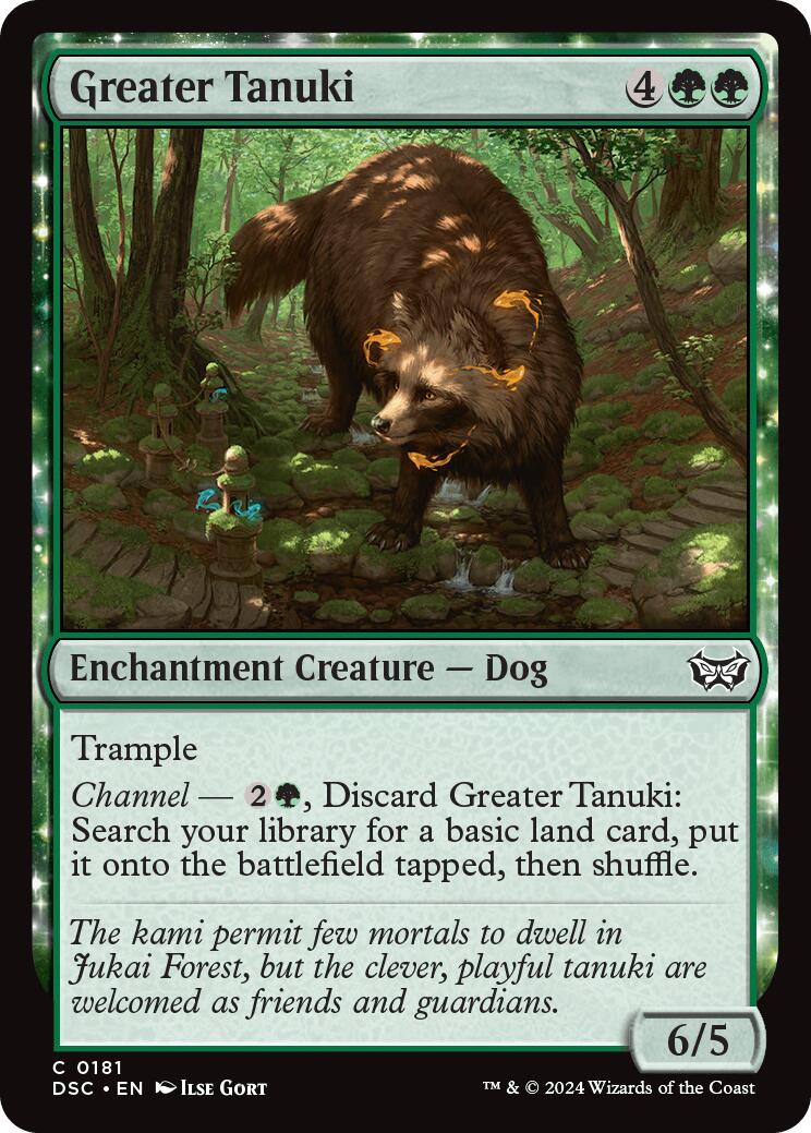 Greater Tanuki [Duskmourn: House of Horror Commander] - Magic: The Gathering - Card Brawlers | Quebec | Canada |
