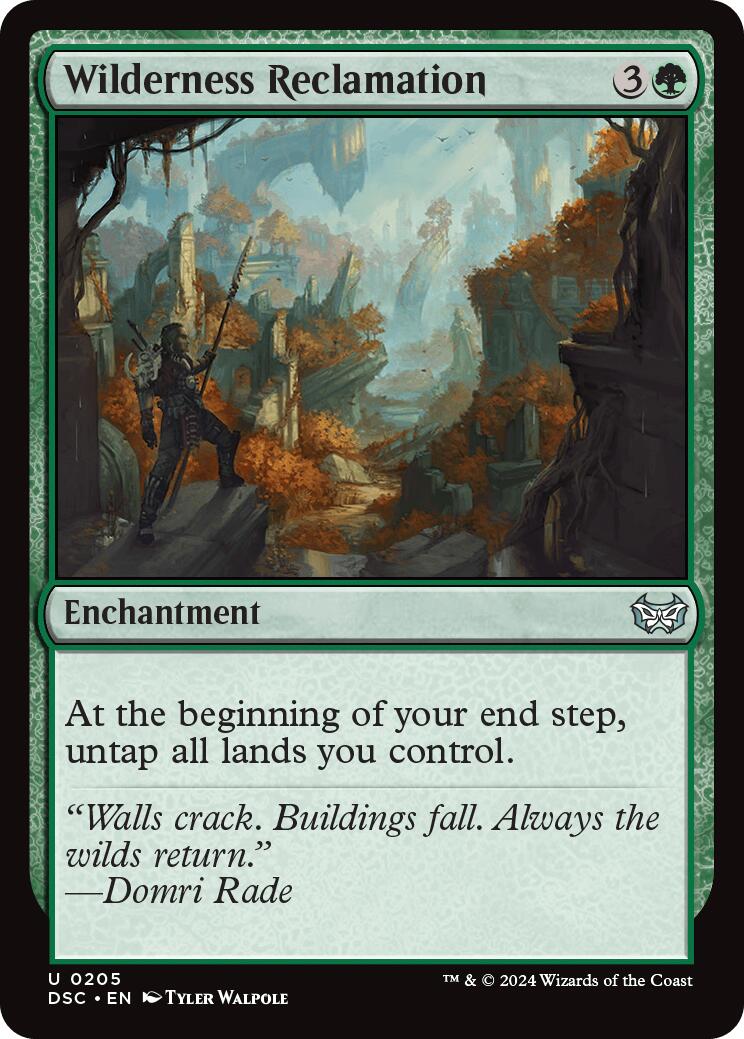 Wilderness Reclamation [Duskmourn: House of Horror Commander] - Magic: The Gathering - Card Brawlers | Quebec | Canada |