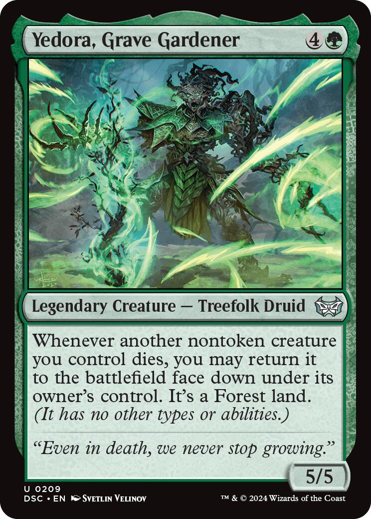 Yedora, Grave Gardener [Duskmourn: House of Horror Commander] - Magic: The Gathering - Card Brawlers | Quebec | Canada |