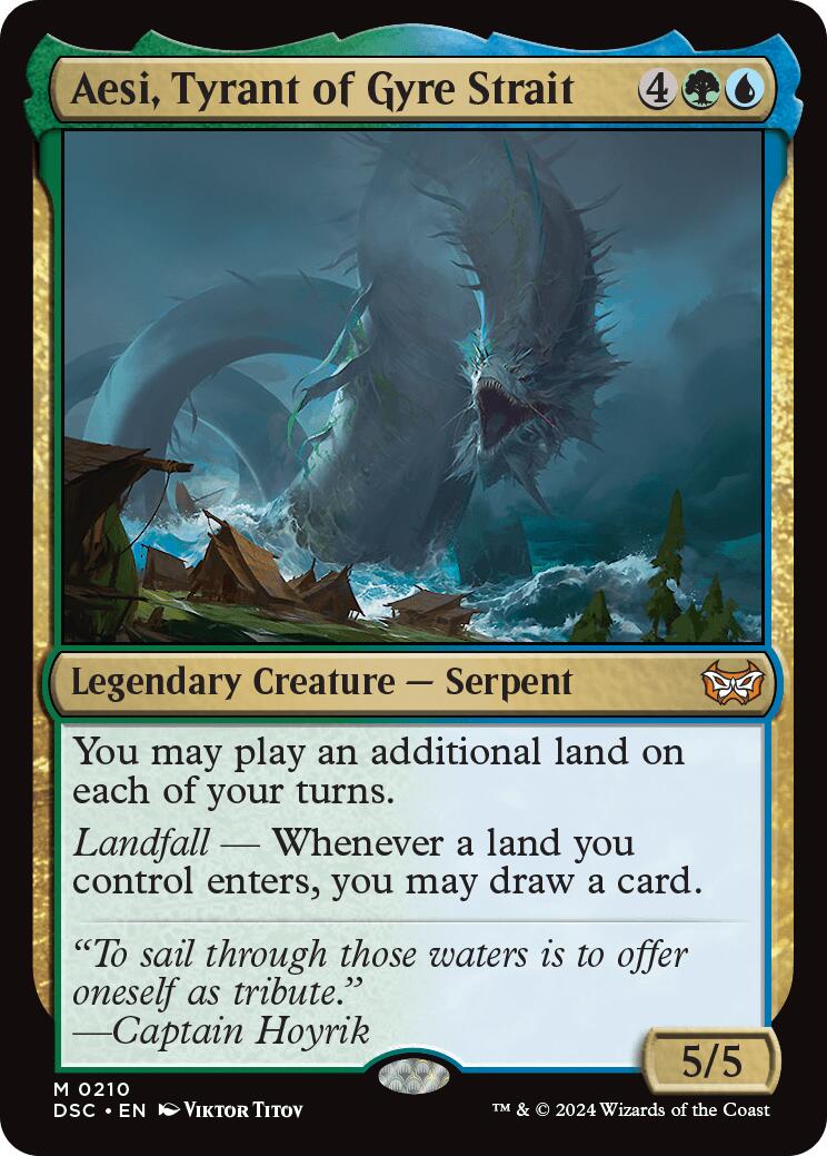 Aesi, Tyrant of Gyre Strait [Duskmourn: House of Horror Commander] - Magic: The Gathering - Card Brawlers | Quebec | Canada |