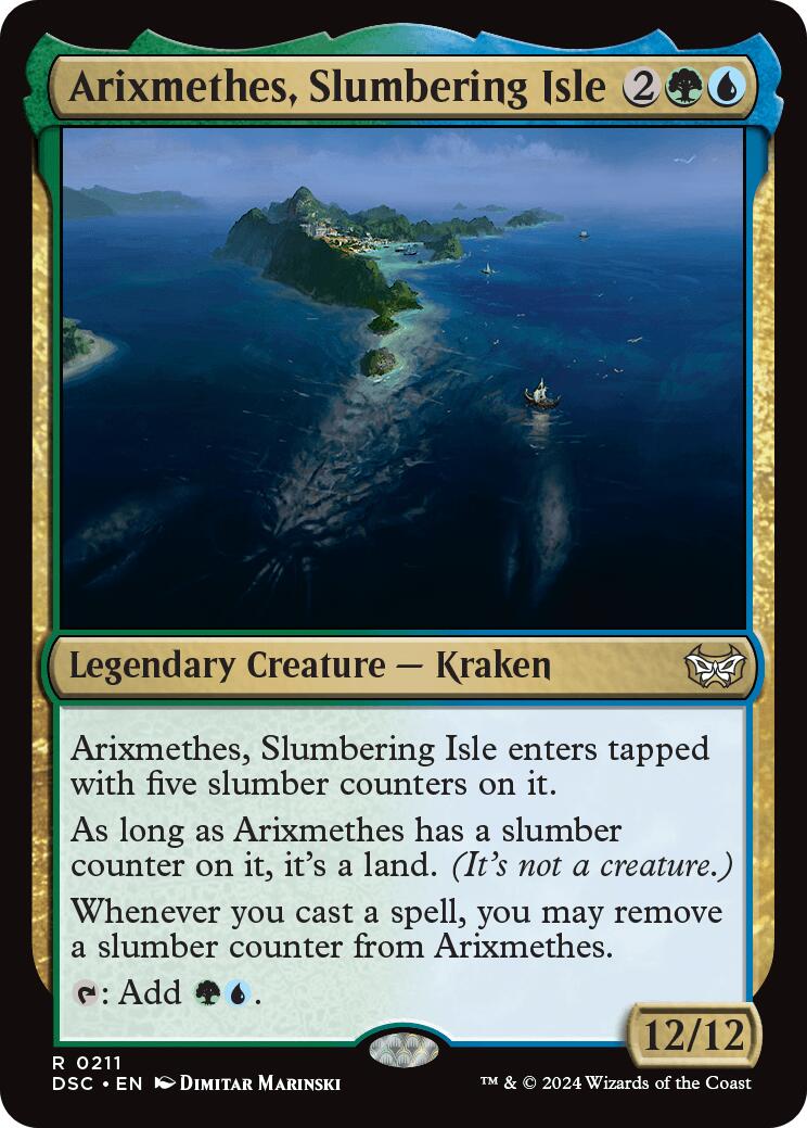 Arixmethes, Slumbering Isle [Duskmourn: House of Horror Commander] - Magic: The Gathering - Card Brawlers | Quebec | Canada |