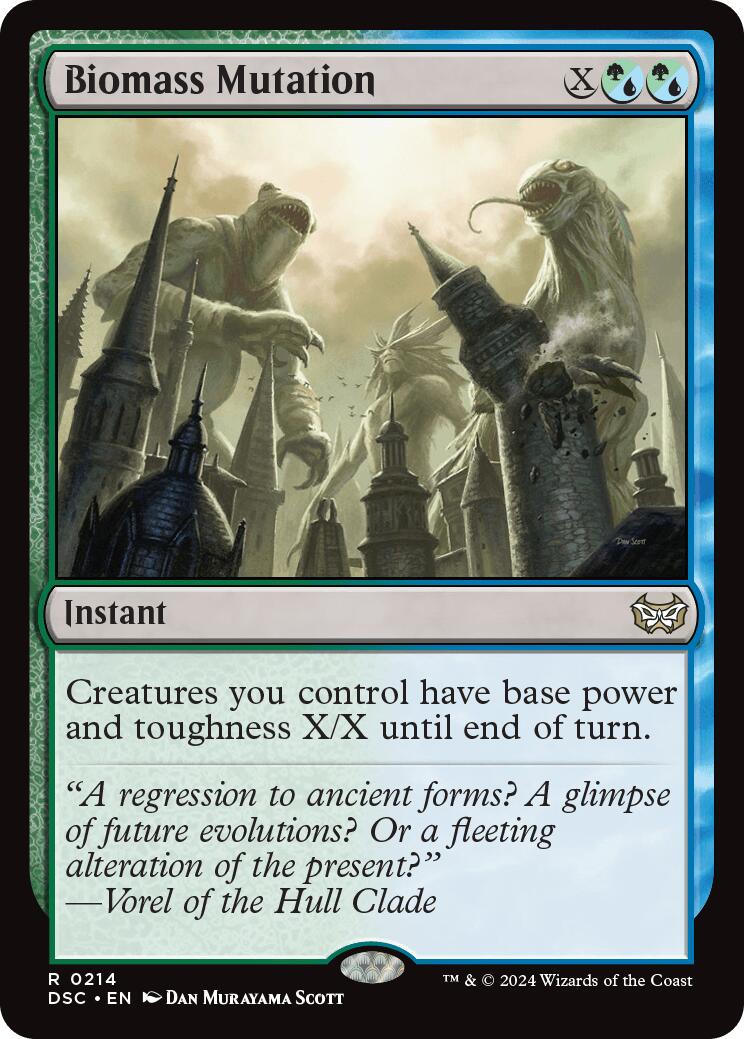 Biomass Mutation [Duskmourn: House of Horror Commander] - Magic: The Gathering - Card Brawlers | Quebec | Canada |