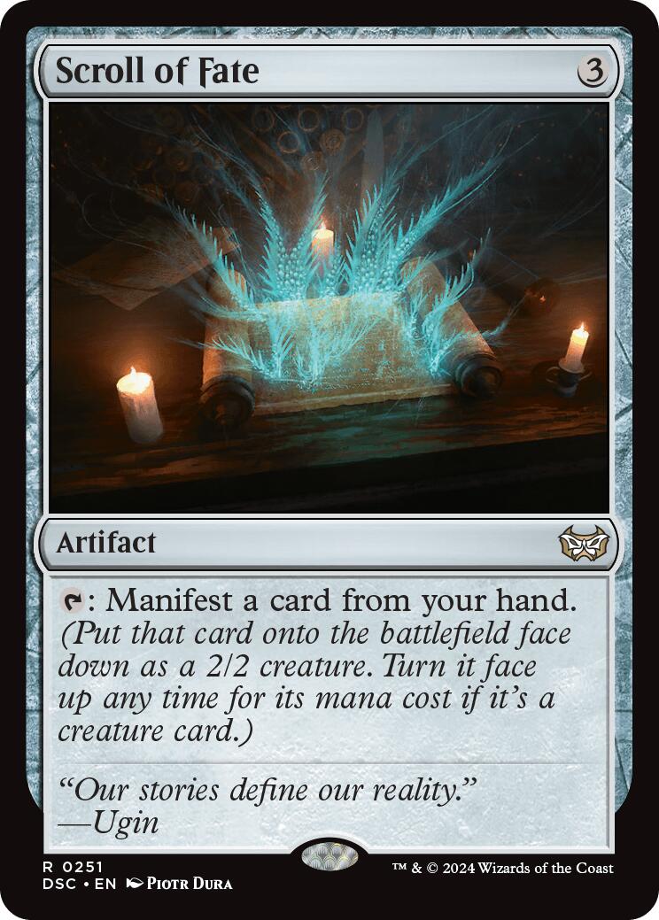 Scroll of Fate [Duskmourn: House of Horror Commander] - Magic: The Gathering - Card Brawlers | Quebec | Canada |