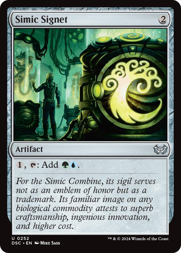 Simic Signet [Duskmourn: House of Horror Commander] - Magic: The Gathering - Card Brawlers | Quebec | Canada |