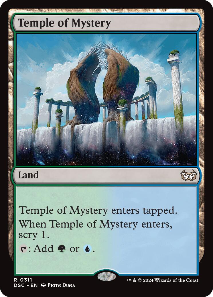 Temple of Mystery [Duskmourn: House of Horror Commander] - Magic: The Gathering - Card Brawlers | Quebec | Canada |