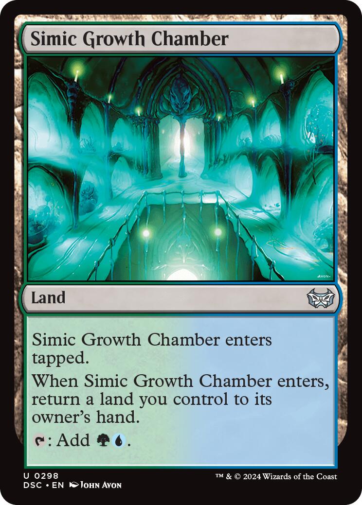 Simic Growth Chamber [Duskmourn: House of Horror Commander] - Magic: The Gathering - Card Brawlers | Quebec | Canada |