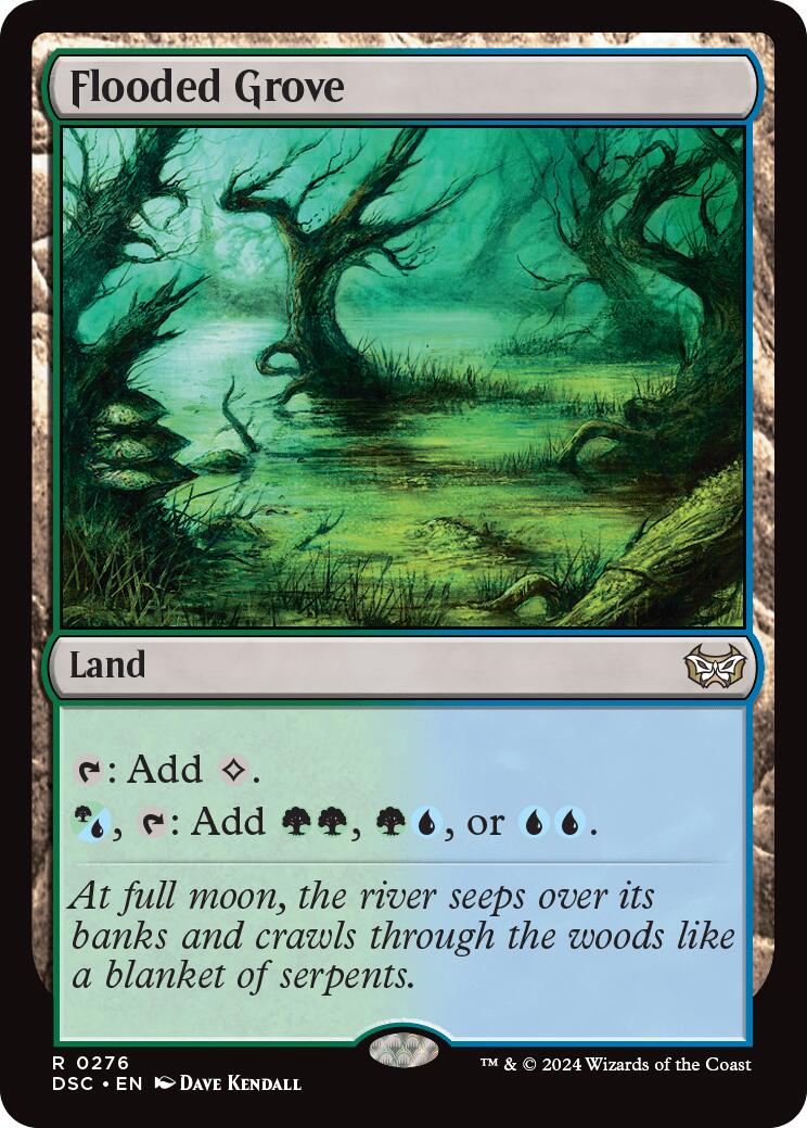 Flooded Grove [Duskmourn: House of Horror Commander] - Magic: The Gathering - Card Brawlers | Quebec | Canada |