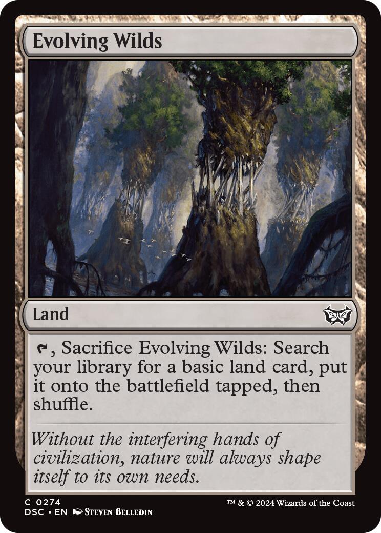Evolving Wilds [Duskmourn: House of Horror Commander] - Magic: The Gathering - Card Brawlers | Quebec | Canada |