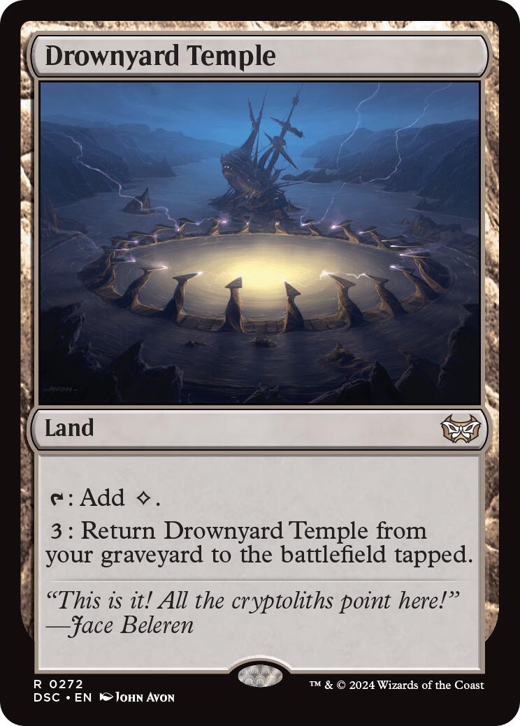 Drownyard Temple [Duskmourn: House of Horror Commander] - Magic: The Gathering - Card Brawlers | Quebec | Canada |