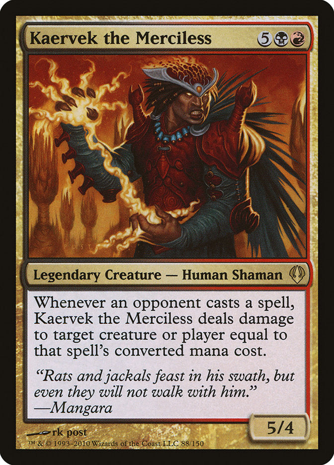 Kaervek the Merciless [Archenemy] - Magic: The Gathering - Card Brawlers | Quebec | Canada |