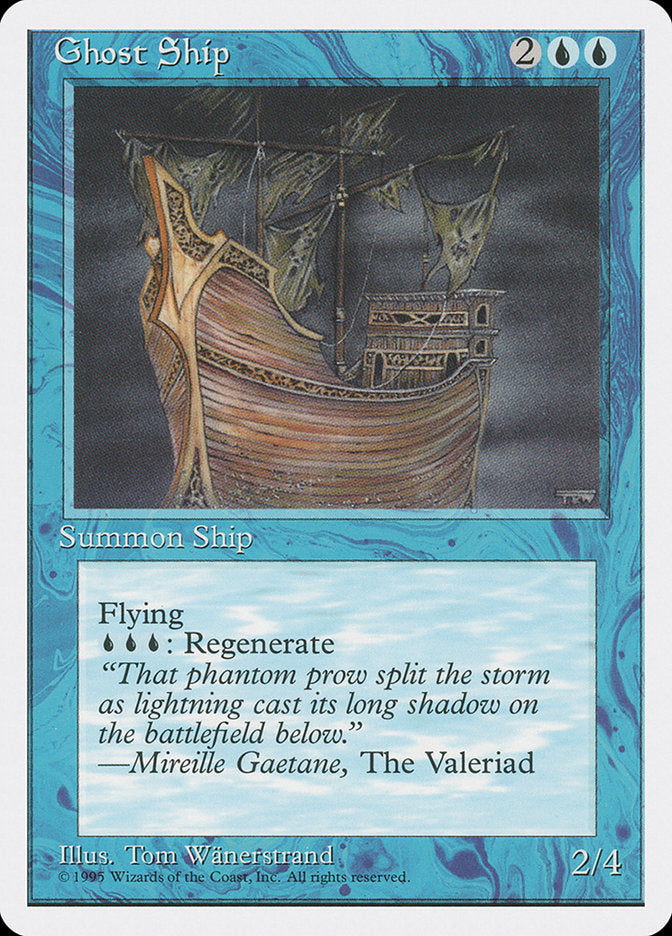 Ghost Ship [Fourth Edition] - Magic: The Gathering - Card Brawlers | Quebec | Canada |