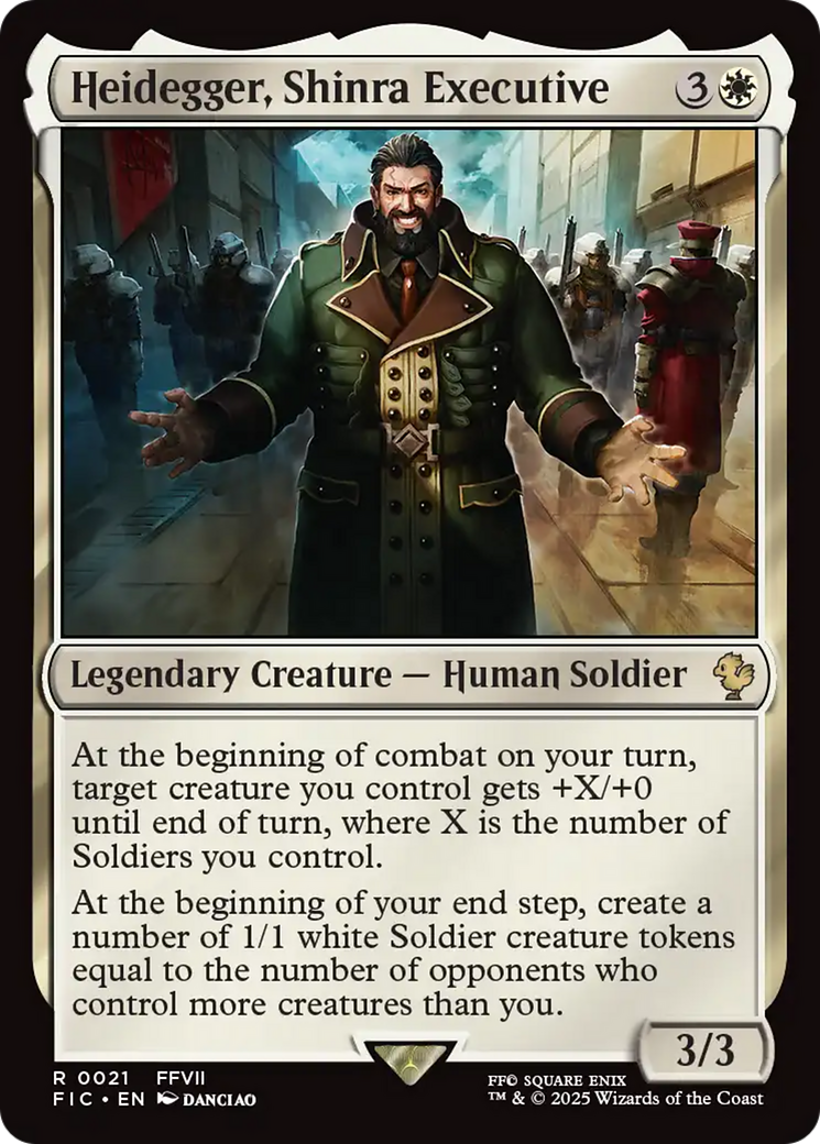 Heidegger, Shinra Executive [FINAL FANTASY Commander] - Magic: The Gathering - Card Brawlers | Quebec | Canada |