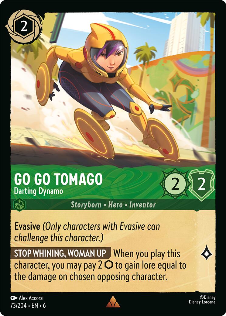 Go Go Tomago - Darting Dynamo (73/204) [Azurite Sea] - Disney - Card Brawlers | Quebec | Canada |