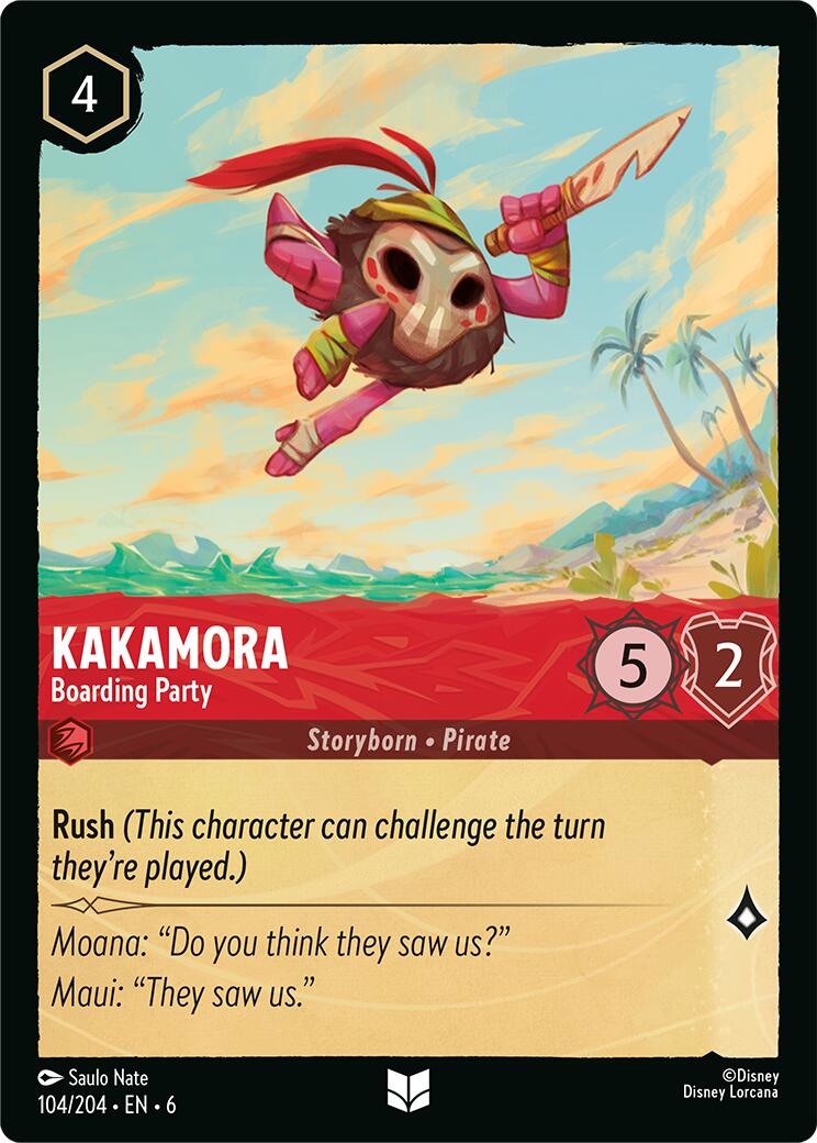 Kakamora - Boarding Party (104/204) [Azurite Sea] - Disney - Card Brawlers | Quebec | Canada |