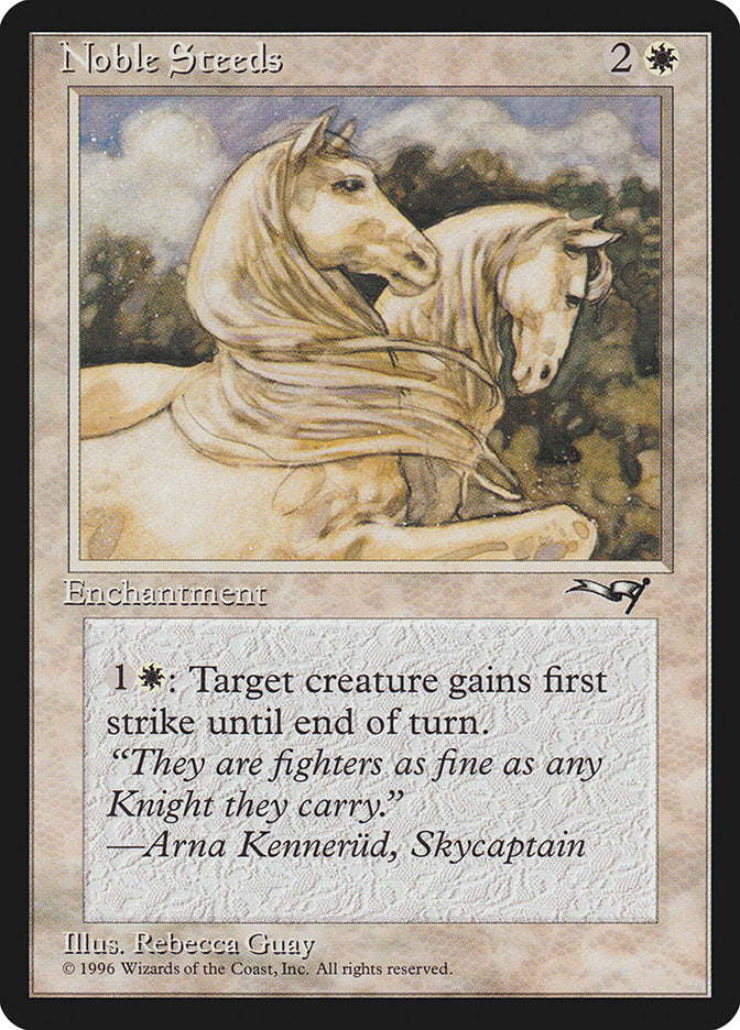 Noble Steeds (Leg Raised) [Alliances] - Magic: The Gathering - Card Brawlers | Quebec | Canada |