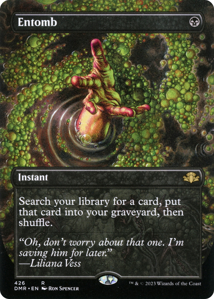 Entomb (Borderless Alternate Art) [Dominaria Remastered] - Magic: The Gathering - Card Brawlers | Quebec | Canada |