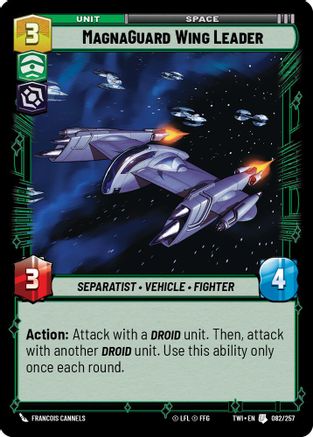 MagnaGuard Wing Leader (082/257) (082/257) [Twilight of the Republic] - Fantasy Flight Games - Card Brawlers | Quebec | Canada |