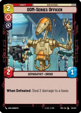OOM-Series Officer (131/257) (131/257) [Twilight of the Republic] - Fantasy Flight Games - Card Brawlers | Quebec | Canada |