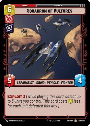 Squadron of Vultures (136/257) (136/257) [Twilight of the Republic] - Fantasy Flight Games - Card Brawlers | Quebec | Canada |