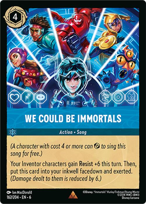We Could Be Immortals (162/204) [Azurite Sea] - Disney - Card Brawlers | Quebec | Canada |