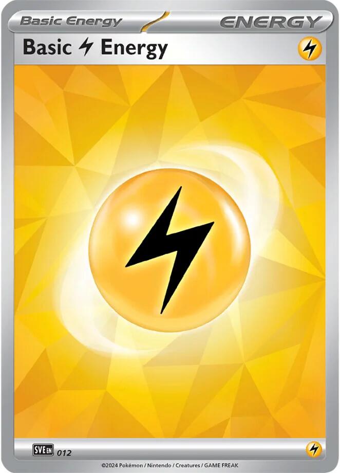 Basic Lightning Energy (012) [Scarlet & Violet: Stellar Crown] - Pokémon - Card Brawlers | Quebec | Canada |