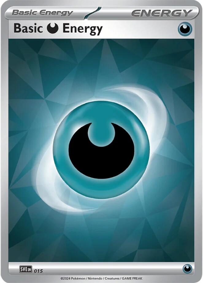 Basic Darkness Energy (015)(Holo) [Scarlet & Violet: Stellar Crown] - Pokémon - Card Brawlers | Quebec | Canada |
