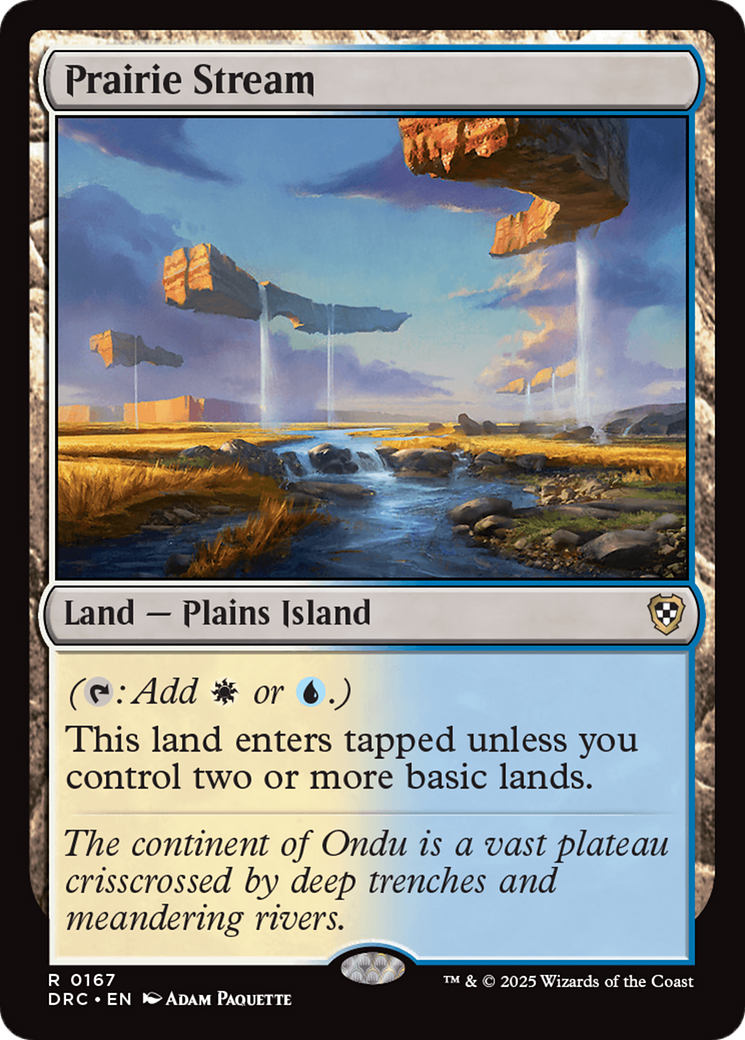 Prairie Stream [Aetherdrift Commander] - Magic: The Gathering - Card Brawlers | Quebec | Canada |